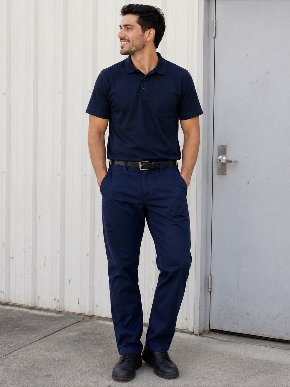 Carhartt 74533-20 Navy Blue Bicomponent Lightweight Work Pants 36x32 Relaxed Fit